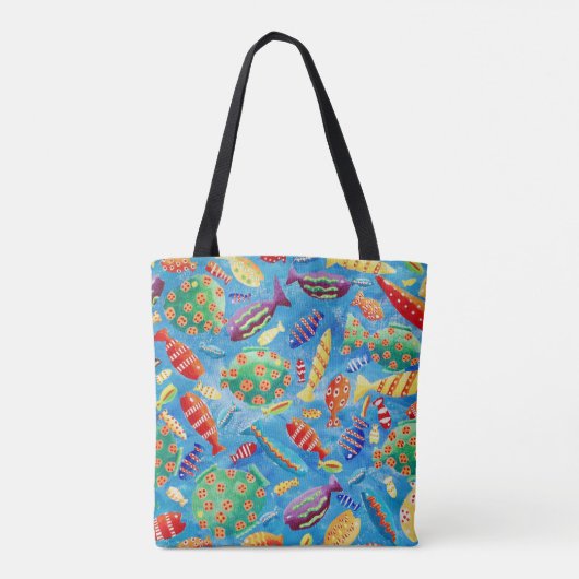 Tropische Vissen Tote Bag (Achterkant)