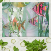 tropische vissoorten MoJo Kitchen Towel Theedoek (Gevouwen)