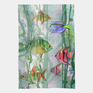 tropische vissoorten MoJo Kitchen Towel Theedoek