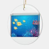 Tropische visTank Keramisch Ornament (Links)