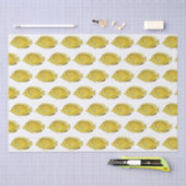 tropische vistekening geel tissuepapier (Craft)