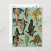 Tropische visvisserij Exotisch Gevist Briefkaart (Voorkant / Achterkant)