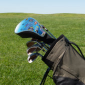 Tropische viszwemmen zeebed golfheadcover (Insitu)