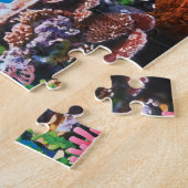 Tropische viszwemmen zeebed legpuzzel (Zijkant)