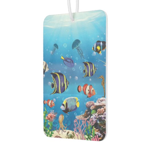 Tropische viszwemmen zeebed luchtverfrisser (Links)