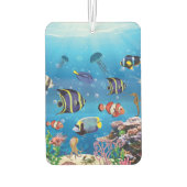 Tropische viszwemmen zeebed luchtverfrisser (Achterkant)