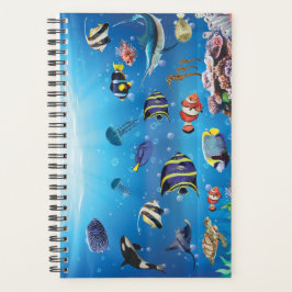 Tropische viszwemmen zeebed planner