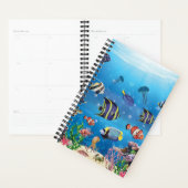 Tropische viszwemmen zeebed planner (Display)