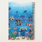 Tropische viszwemmen zeebed planner (Achterkant)