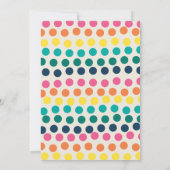 Tropische vlamingle Baby shower Invitation Kaart (Achterkant)