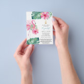 Tropische vliegers flyer (Hand)