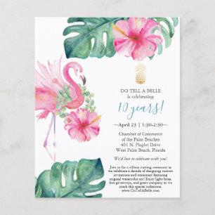 Tropische vliegers flyer