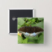  tropische vlinder Button (Voorkant /achterkant)