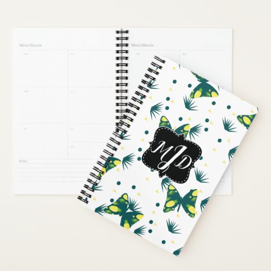 Tropische vlinder Homeschool Planner (Display)