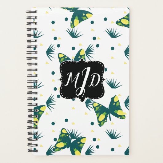 Tropische vlinder Homeschool Planner (Voorkant)