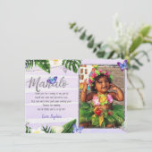 Tropische Vlinder Mahalo Bedankkaart (Staand voorkant)