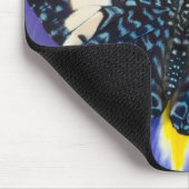 Tropische vlinder Paarse iris Muismat (Hoek)