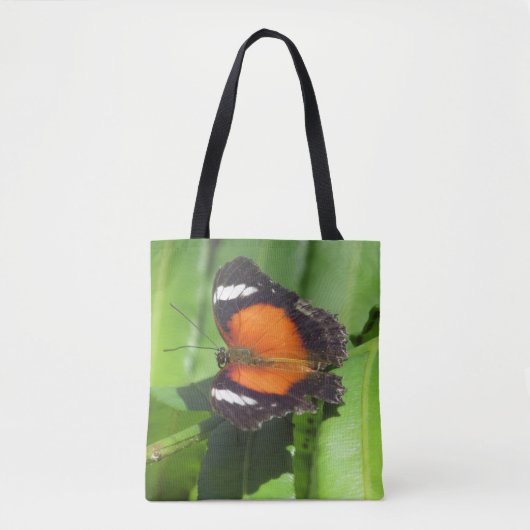 Tropische vlinderCanvas tas (Voorkant)