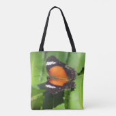 Tropische vlinderCanvas tas (Achterkant)