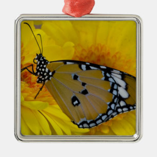 Tropische Vlinders Metalen Ornament