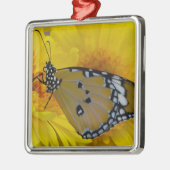 Tropische Vlinders Metalen Ornament (Links)