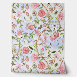 Tropische  Vlinders Tuin Chinoiserie Behang