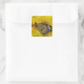 Tropische Vlinders Vierkante Sticker (Tas)