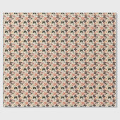 Tropische vlinders: Waterverf naadloos patroon. Cadeaupapier (Vlak)