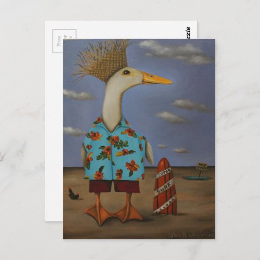 Tropische vogel? briefkaart (Voorkant / Achterkant)