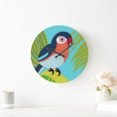 Tropische vogel grote klok (Huis)