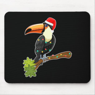 Tropische Vogel Hawaiiaanse Zomer Toekan Kerstmis Muismat