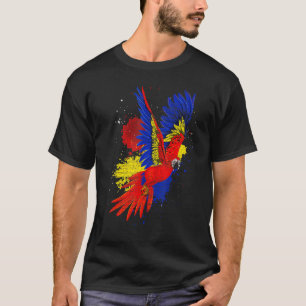 Tropische Vogel Jungle Dier Vogelspotten Ara Pa T-shirt
