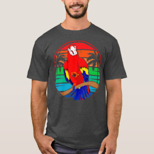 Tropische vogel Macaw Bird Watcher Parrot T-shirt