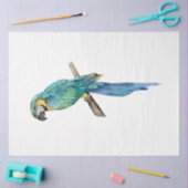 Tropische Vogel Serie : Blauwe Ara Tissuepapier (Craft)