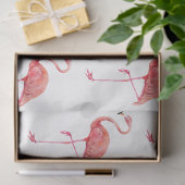 Tropische Vogel Serie : Flamingo Ontwerp 2 Tissuepapier (Geschenk)