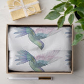 Tropische Vogel Serie : Kolibrie Ontwerp 2 Tissuepapier (Geschenk)