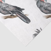 Tropische Vogel Serie : Palmparkiet Ontwerp 2 Tissuepapier (Detail)