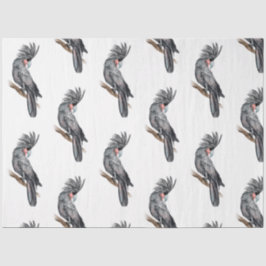 Tropische Vogel Serie : Palmparkiet Ontwerp 2 Tissuepapier