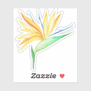 Tropische vogel van de paradijsvinylsticker sticker