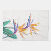Tropische vogel van de Paradise Flower Tea Towel Theedoek (Horizontaal)