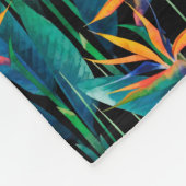 Tropische vogel van de Paradise Flowers Fleece Deken (Hoek)