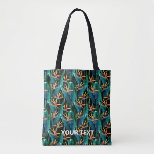 Tropische vogel van de Paradise Flowers Tote Bag (Voorkant)