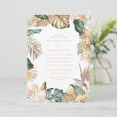 Tropische vogel van de uitnodiging tot huwelijk va (Staand voorkant)