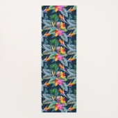 Tropische vogel van het paradijs en het orchidee yogamat (Achterkant)