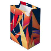 Tropische vogel van het paradijs Gift Bag M Medium Cadeauzakje (Voorkant Gekanteld)
