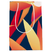 Tropische vogel van het paradijs Gift Bag M Medium Cadeauzakje (Voorkant)