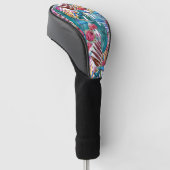 Tropische vogel van het paradijs golfheadcover (Schuin)