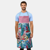 Tropische vogel van het paradijs schort (Gedragen)