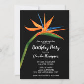 Tropische vogel van het Paradise Birthday Invitati (Voorkant)
