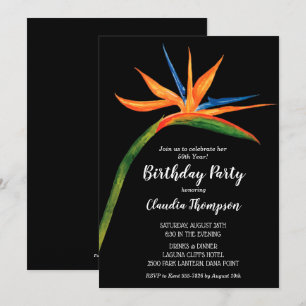 Tropische vogel van het Paradise Birthday Invitati
